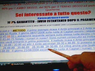 METODO PER VINCERE IL TERNO SECCO AL LOTTO