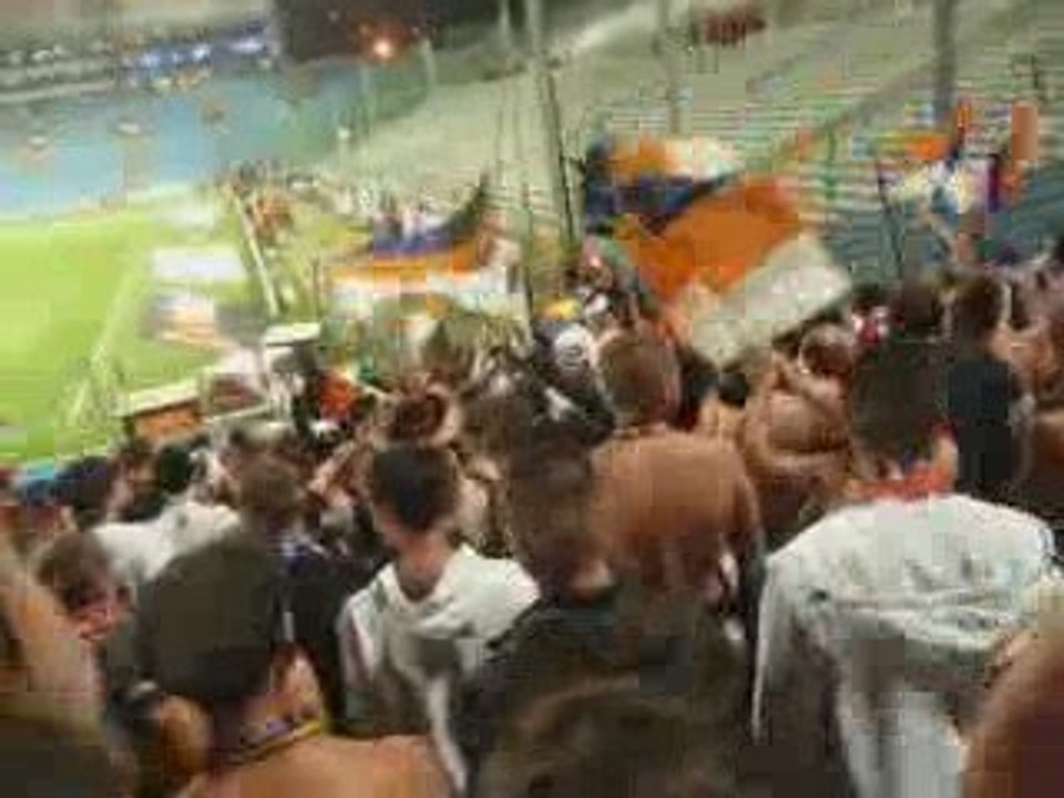 Marseille-MTP parcage fin de match