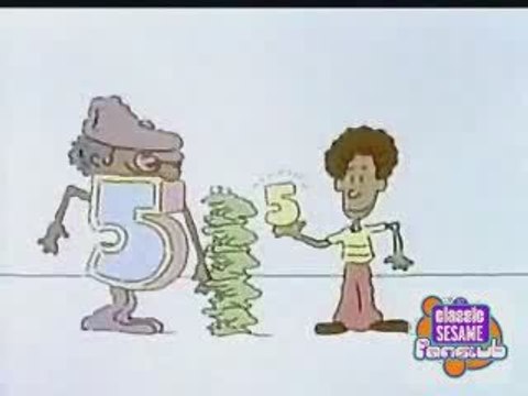 Classic Sesame Street animation - Jive Five