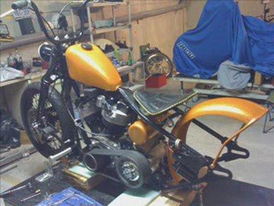 HARLEY-DAVIDSON SHOVEL RIGIDE SPEED-CHOP