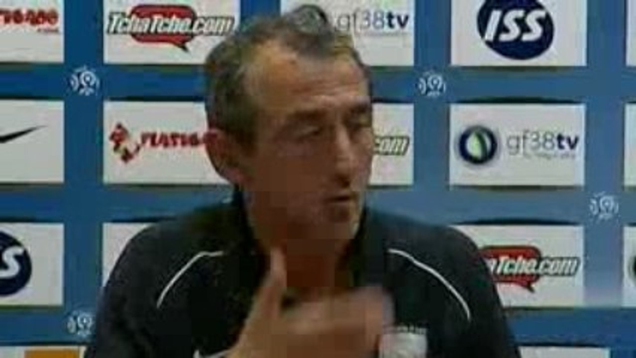 Grenoble / SRFC : Réaction Bazdarevic