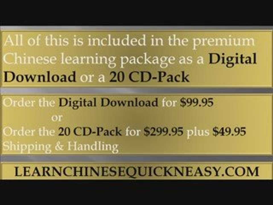 Learn and speak Chinese quick and easy