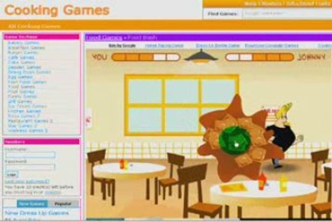 Cooking Games with Johnny Bravo
