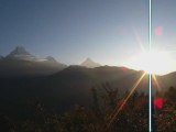 Lever du soleil sur l'Anapurna