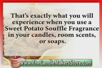 Candle Fragrance Oil: Sweet Potato Souffle Fragrance