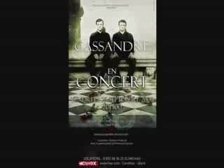 Trailer "CASSANDRE LIVE AU TEMPLE" le 25 septembre 2009