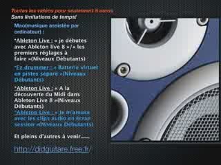 Tuto MAO : cours video guitare & Mao
