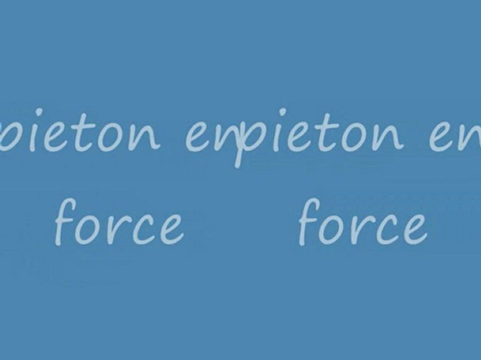 piéton 7160