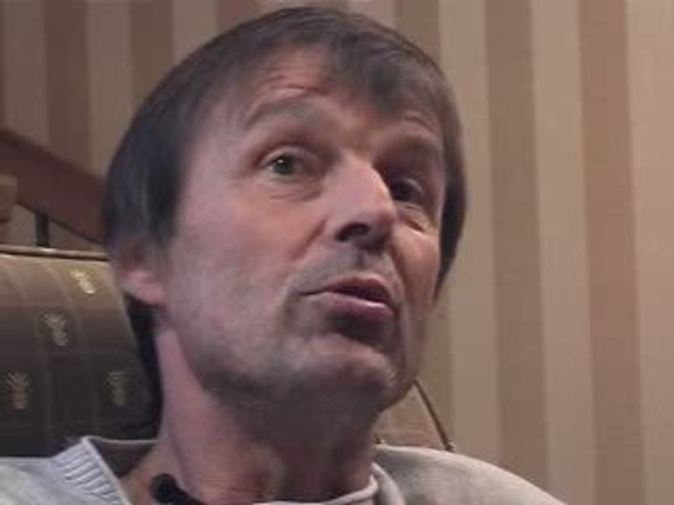 Nicolas Hulot : 'C'est le moment de redéfinir les fins'