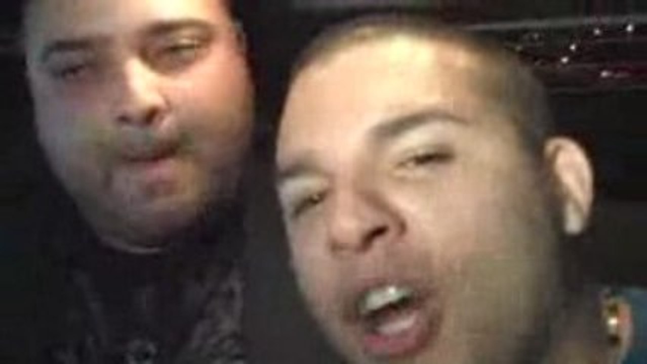 Karina Bradley in the Pimped Out Limo with her Entourage!