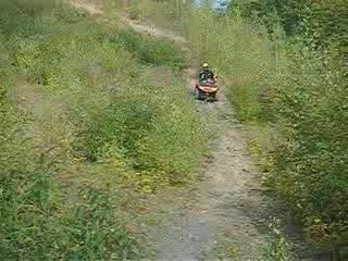 Descente terril TRV 1000 arctic cat