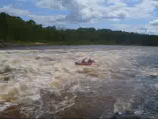 Eté 2009 canoe gonflable Gumotex BARAKA sur la Mistassibi