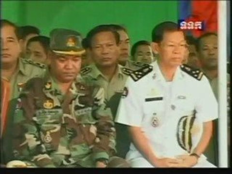 TVK Khmer News- 10 Sept. 2009-1 Military In Training