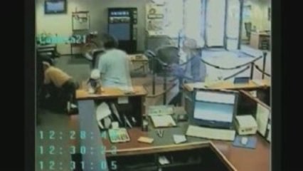 Grandpa tackles bank robber