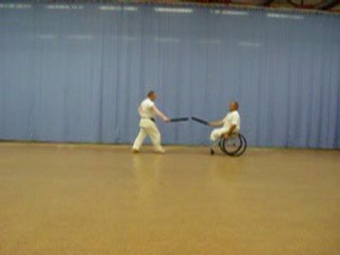 premiers mouvements du 1er kata chanbara