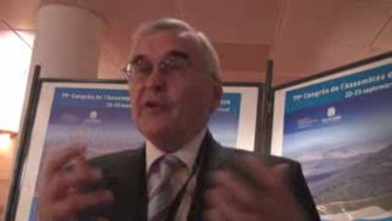 Michel Berson Président du Conseil général de l'Essonne