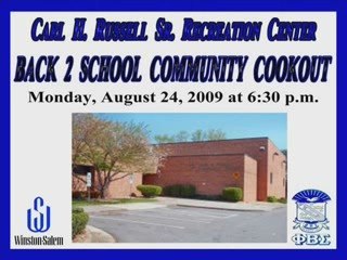 Phi Beta Sigma Back to School Cookout