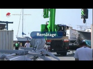 Remâtage du voilier Calaf