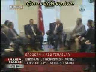 Tayyip'in ABD'de ilk teması Musevi temsilcilerle!