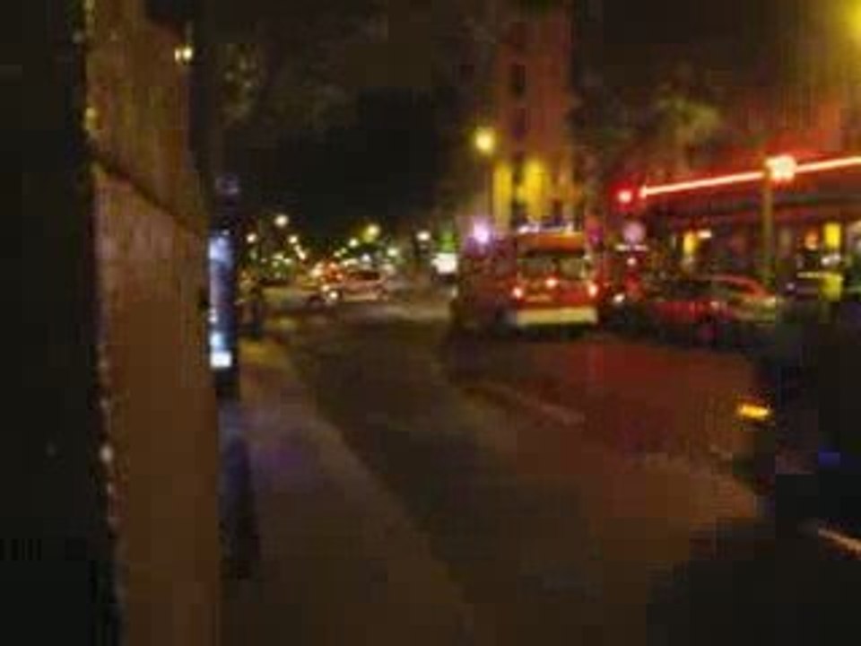 passage vsav rue des pyrénées partant en inter