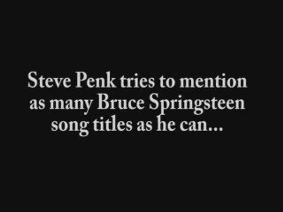 Bruce Springsteen song titles