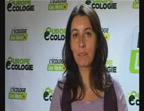 Cécile Duflot, secrétaire Nationale des Verts.