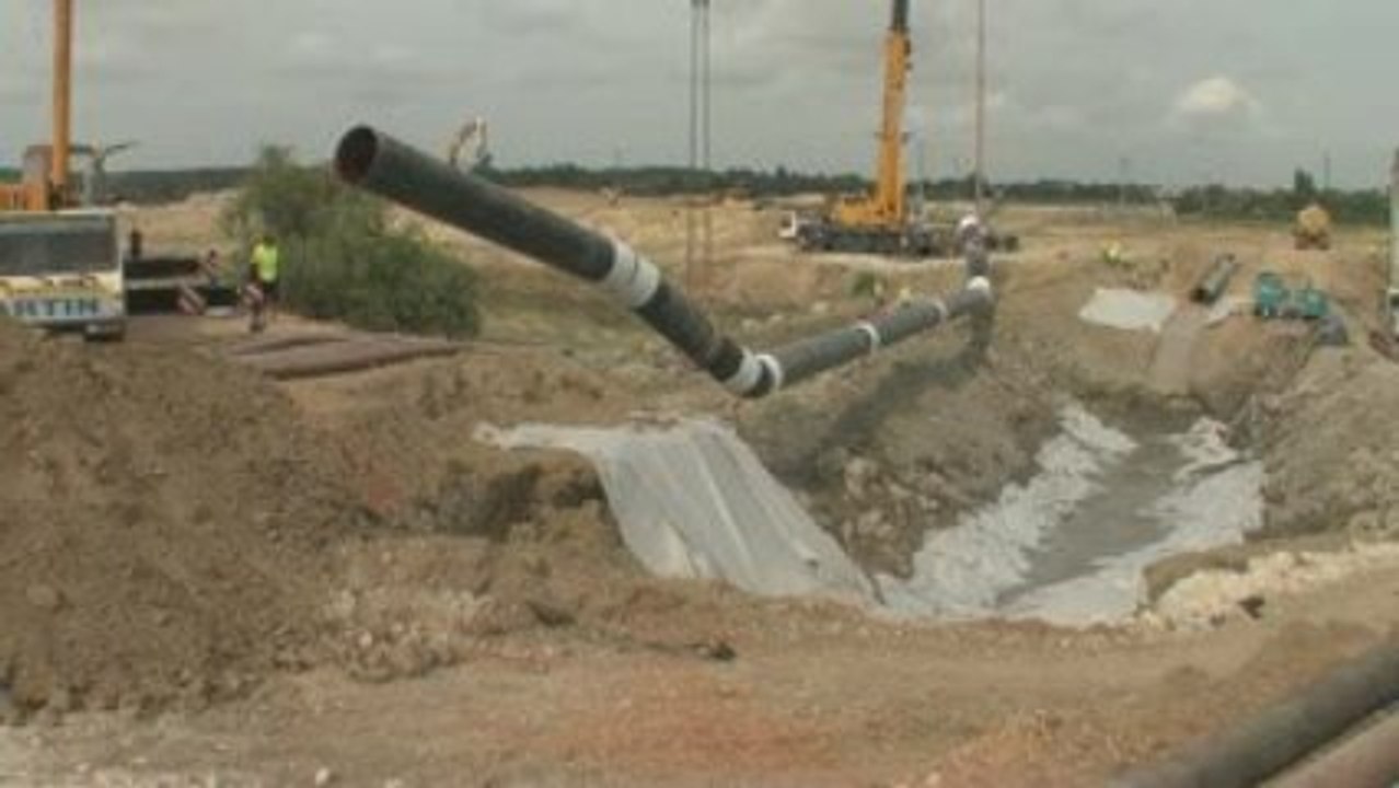 BRL siphon sous le lit du Lez