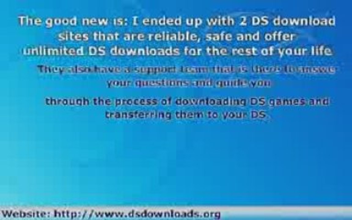 Attention! Stay Away From Free DS Downloads! 85% Of All Free