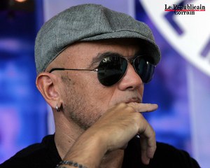 Pascal Obispo, fan de Santoro à l'Open de Moselle