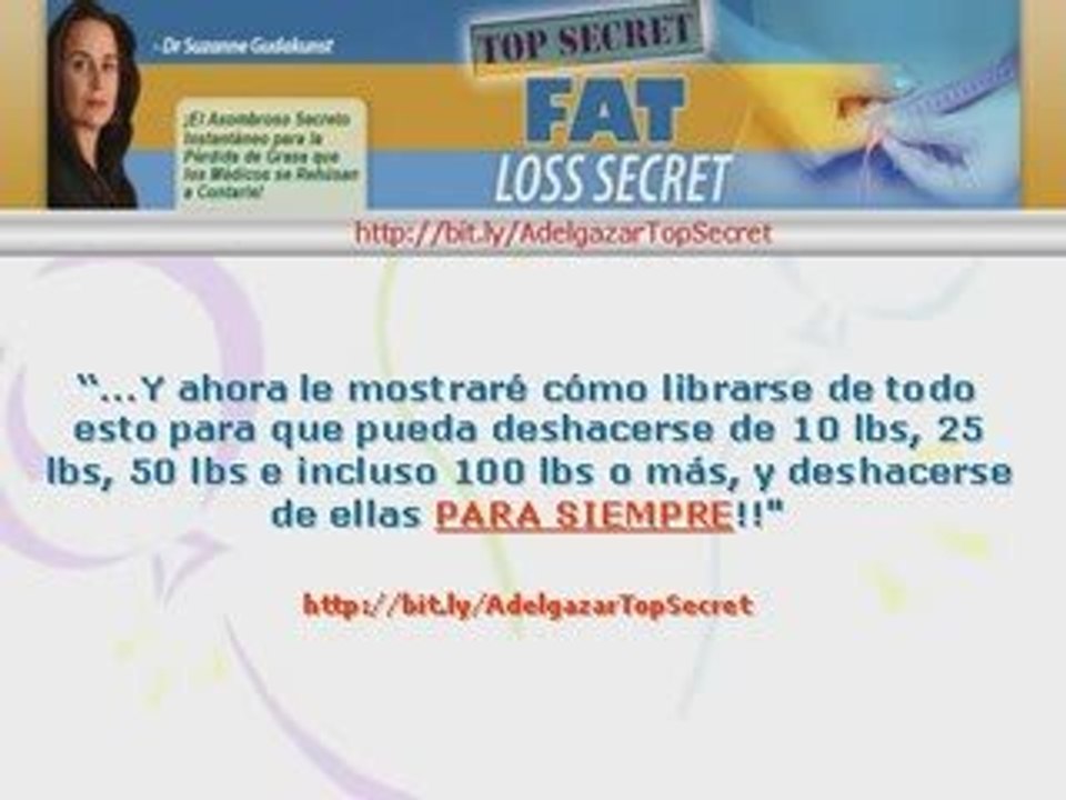 Adelgazar La Barriga ¡SECRETO REVELADO!