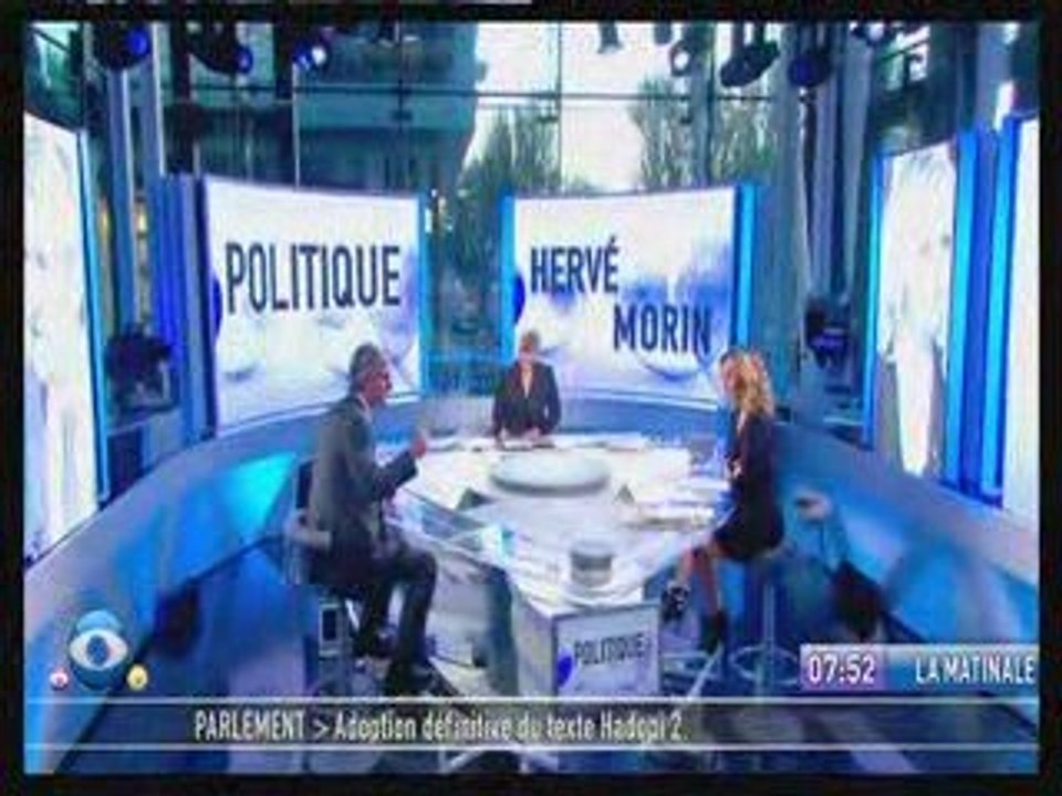 Hervé Morin - la Matinale Canal+ 23/09/09
