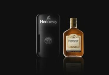 Hennessy Cognac Push Flask VS