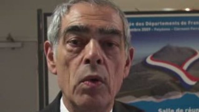 Henri Emmanuelli, président du Conseil général des Landes