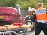 Pompiers de Bapaume : opération secours routier