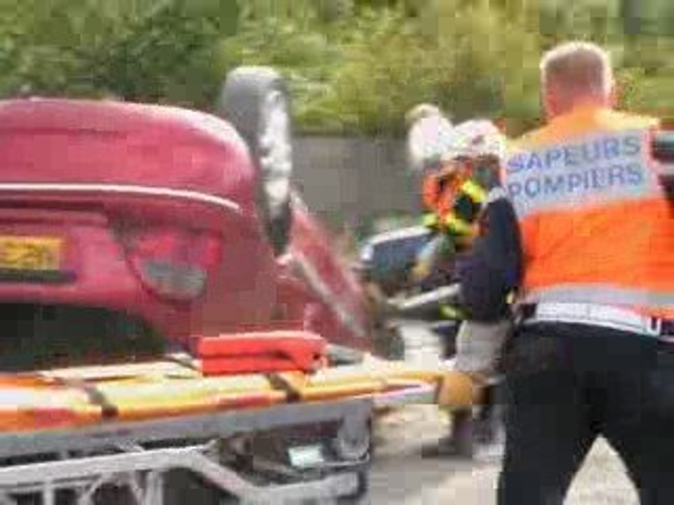 Pompiers de Bapaume : opération secours routier
