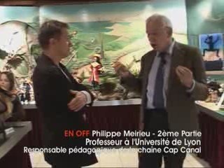 Philippe Meirieu En Off (Partie 2) sur LyonTV