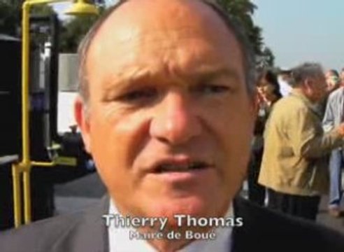 Boué : inauguration de la station d'épuration