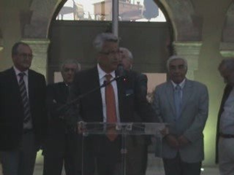 Elie Aboud - inauguration de l'hôtel de ville de Colombiers