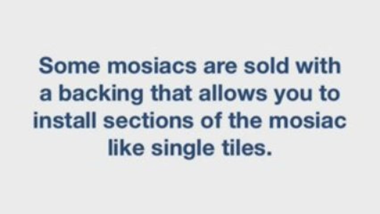 Mosaic and French Pattern Tile Layout