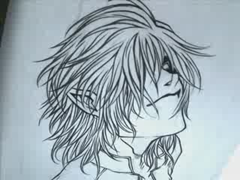 Dessin manga encrage brush pen