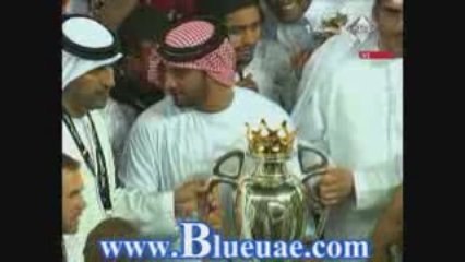 احتفالات العين بكأس السوبر وتسليم الكأس