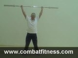 Barbell Push Press (behind head)