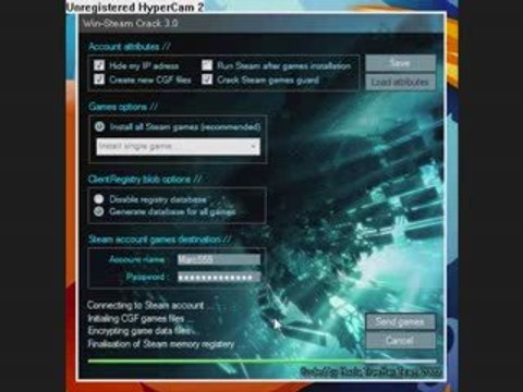 Steam Hack Crack (all steam games for free) Work 100%