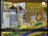 Manifestation des producteurs de lait italiens