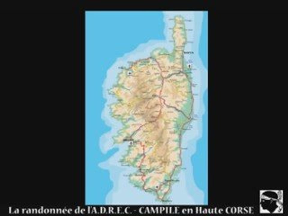 Campile ballade sur le sentier de l'ADREC en corse