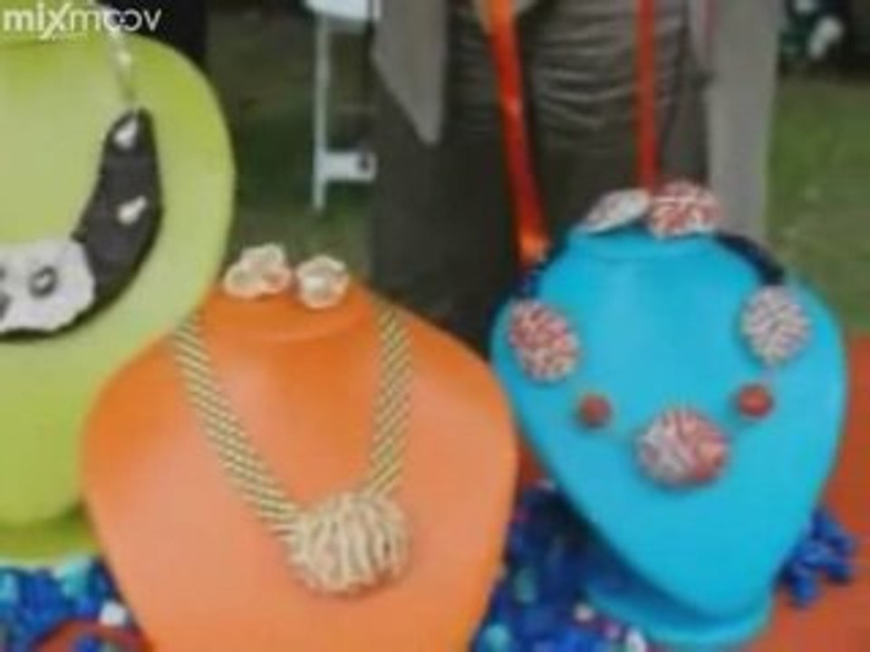 bijoux dans un jardin