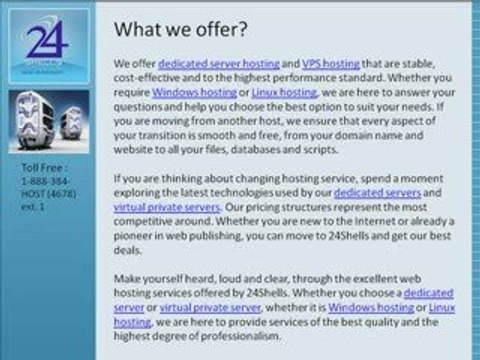 Dedicated Server Hosting, Managed Dedicated Servers, ...