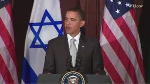 Obama: Time To Move Forward With Israeli-Palestinian Peace