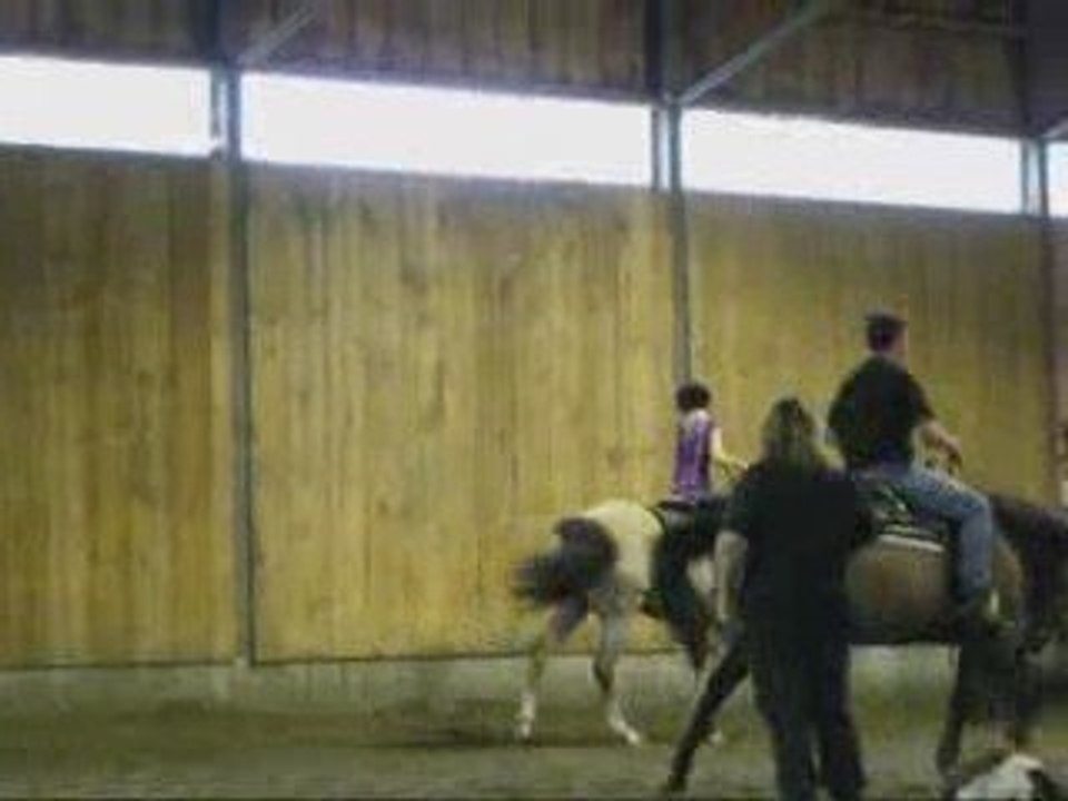 entrainement de mon père et de moi
