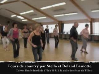 Ouverture d'un cours de country à Tilloy